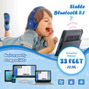 Casque Bluetooth 5.1 pour enfants avec une protection auditive et une limitation sonore