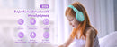 Casque Bluetooth 5.1 pour enfants avec une protection auditive et une limitation sonore