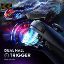 Winkoo Manettes de Jeu pour Téléphone Portable iPhone IOS, M10 Manette Smartphone, Manette Téléphone avec Joysticks/Déclencheur à Effet Hall