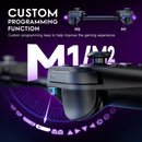 Winkoo Manettes de Jeu pour Téléphone Portable iPhone IOS, M10 Manette Smartphone, Manette Téléphone avec Joysticks/Déclencheur à Effet Hall