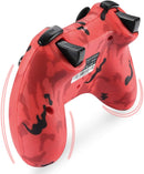 Manette WINKOO Pro Switch-Lite-OLED Bluetooth-Turbo-Double Moteur-Joystick PC-Steam-Téléphone iOS Android Came Rouge