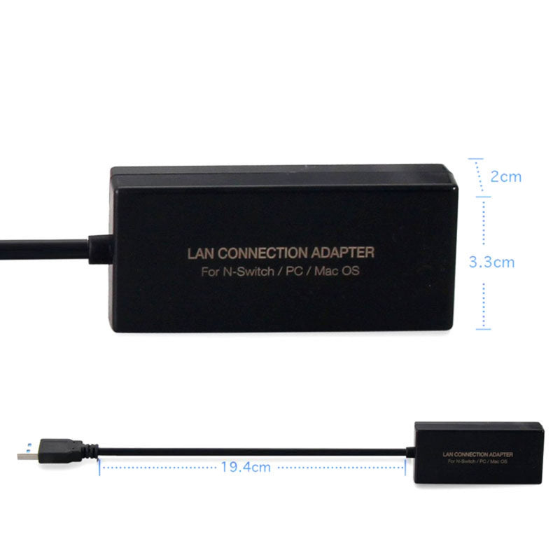 Adaptateur USB Ethernet RJ45 haute vitesse, carte réseau LAN