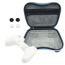 Boite de rangement pour manette de PS5 avec coque en silicone et deux paires de protège joystick