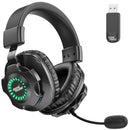 Casque gamer sans fil anti bruit pour toute console vu sur le cote