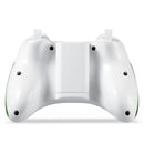 Manette PC sans Fil, Manette PC Connectée par USB, Manette PS3 avec Double Vibration et Turbo, Compatible pour PC et PS3 - Blanc et Noir