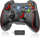 Manette sans Fil pour PC PS3, Manette PC, Manette PS3, Gamepad Joystick PC PS3, 2.4G Wireless