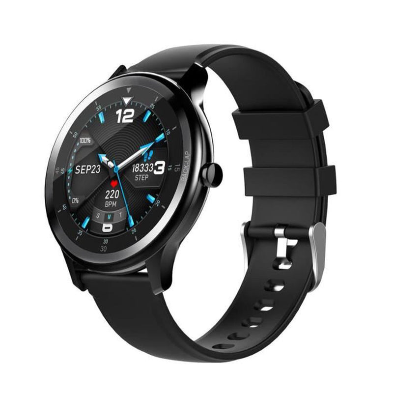 Montre connectée Bracelet Fitness, Moniteur de fréquence cardiaque IP68 Moniteur de sommeil étanche Écran tactile complet