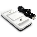 Station de Recharge Portable pour manette PS5, Chargeur Double pour manette PS5 avec 2 Ports de Charge de Type C