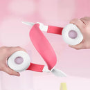 CASQUE AUDIO ENFANT AVEC LIMITEUR DE VOLUME, CASQUE DE PROTECTION OREILLES CONFORTABLE POUR ENFANT 3-12 ANS WING ROSE