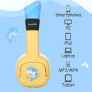 CASQUE BLUETOOTH ENFANT AVEC LIMITEUR DE VOLUME, CASQUE AUDIO ENFANT SANS FIL, ÉCOUTEURS BLUETOOTH SANS FIL POUR ENFANT 3-12