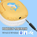 CASQUE BLUETOOTH ENFANT AVEC LIMITEUR DE VOLUME, CASQUE AUDIO ENFANT SANS FIL, ÉCOUTEURS BLUETOOTH SANS FIL POUR ENFANT 3-12