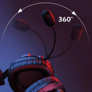 Casque Gamer sans fil anti bruit, éclairage LED, compatible PS5/PS4/PC/Xbox/Mac/Switch