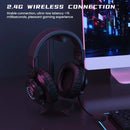 Casque Gaming-Sans-Fil-2,4Ghz-RGB-Compatible-PC-PS4-PS5-IOS-ANDROID-SWITCH-MOBILE-Noir Bleu