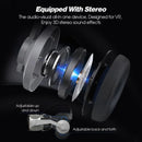 Casque VR Lunettes vidéo 3D de réalité virtuelle VR WINKOO adaptées aux téléphones intelligents de 4,0 à 6,3 pouces Gris