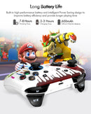 manette de jeu universelle sans fil bluetooth pour nintendo switch pro lite pc couleur blanc paume multiplayer games compatible