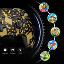 Manettes pour Switch, Manette pour Nintendo Switch, Manette pour Switch sans Fil Bluetooth, 6 Axes Manette pour Switch Pro Pokémon Or