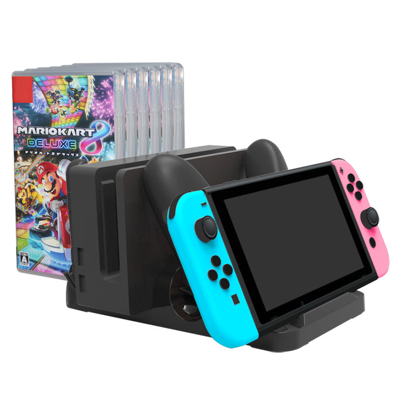 Hub de charge pour Nintendo Switch et Joy con avec emplacements pour les jeux